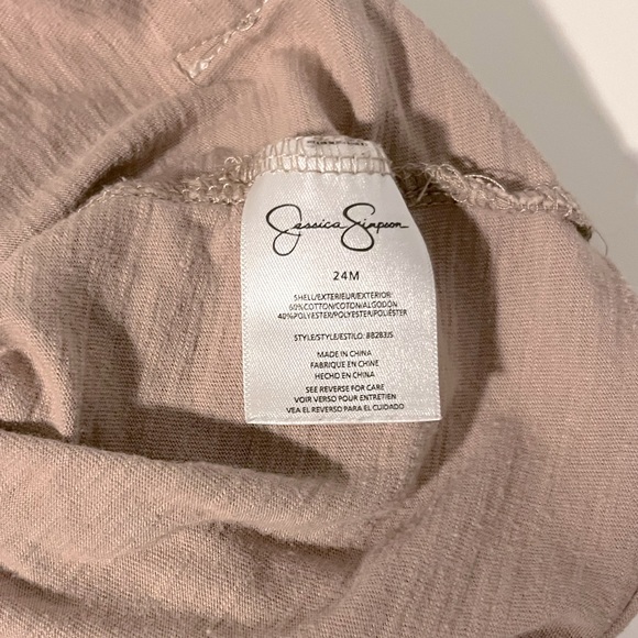 Jessica Simpson 24 months Leopard Print Outfit with Fuzzy Hoodie - Picture 9 of 11